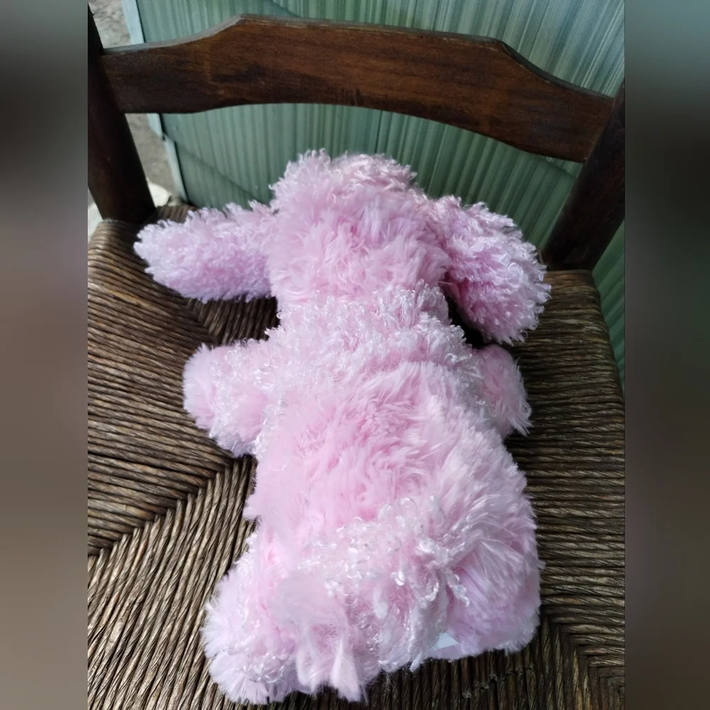 βPink Poodle Dog Puppy Plush Stuffed Animal 12" Rinco Floppy - Picture 5 of 10